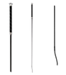 Waldhausen Dressage Whip With Velours Handle #colour_black