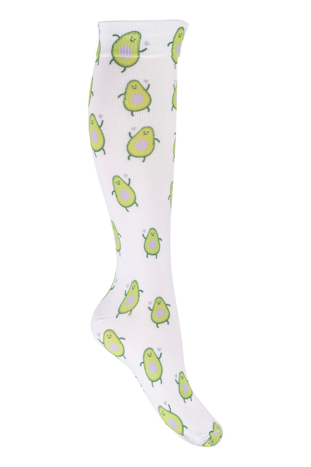 HKM Children's Riding Socks -Arizona- #colour_lilac-green