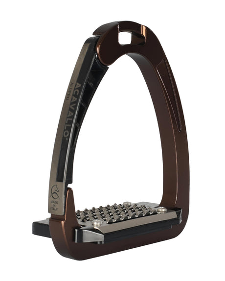 Acavallo Arena AluPro Stirrups #colour_brown