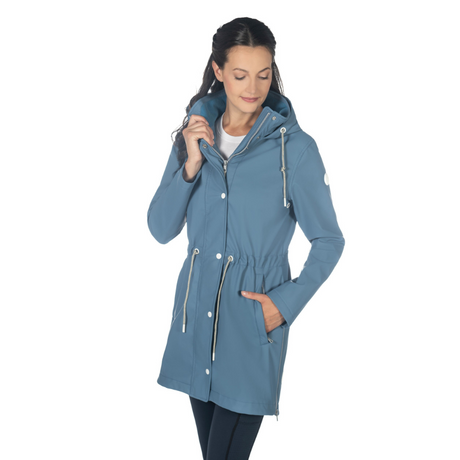 HKM Ladies Riding Jacket -Ohio- #colour_smokey-blue