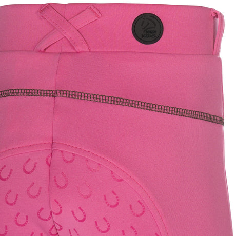 HKM Children's Silicone Full Seat Riding Tigths -Claire- #colour_pink