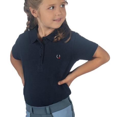 HKM Children's Polo Shirt -Claire- #colour_deep-blue