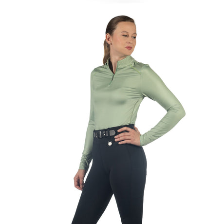 HKM Ladies Functional Shirt -Summer Milano II- #colour_jade-green