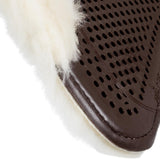 Acavallo Gel Ns-S Classic-S Wool Full Flat #colour_natural-brown