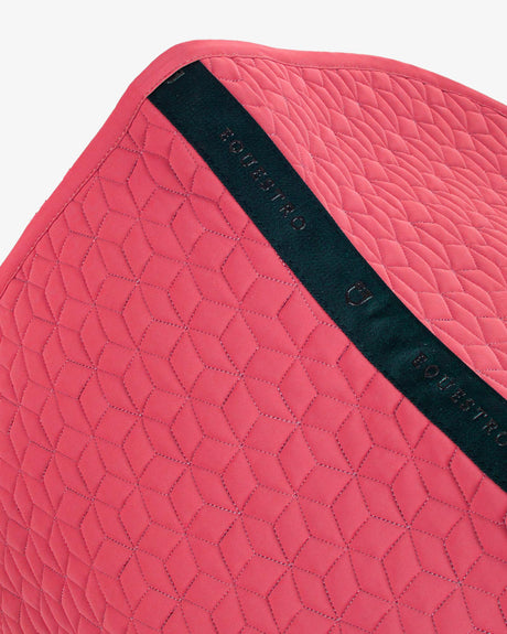 Equestro Jumping Saddle Pad Cube Quilting #colour_pink
