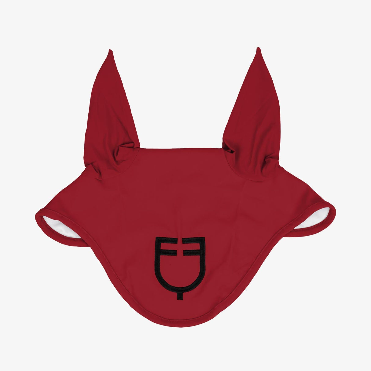 Equestro Fly Veil Stretch Technical Fabric With Logo #colour_burgundy