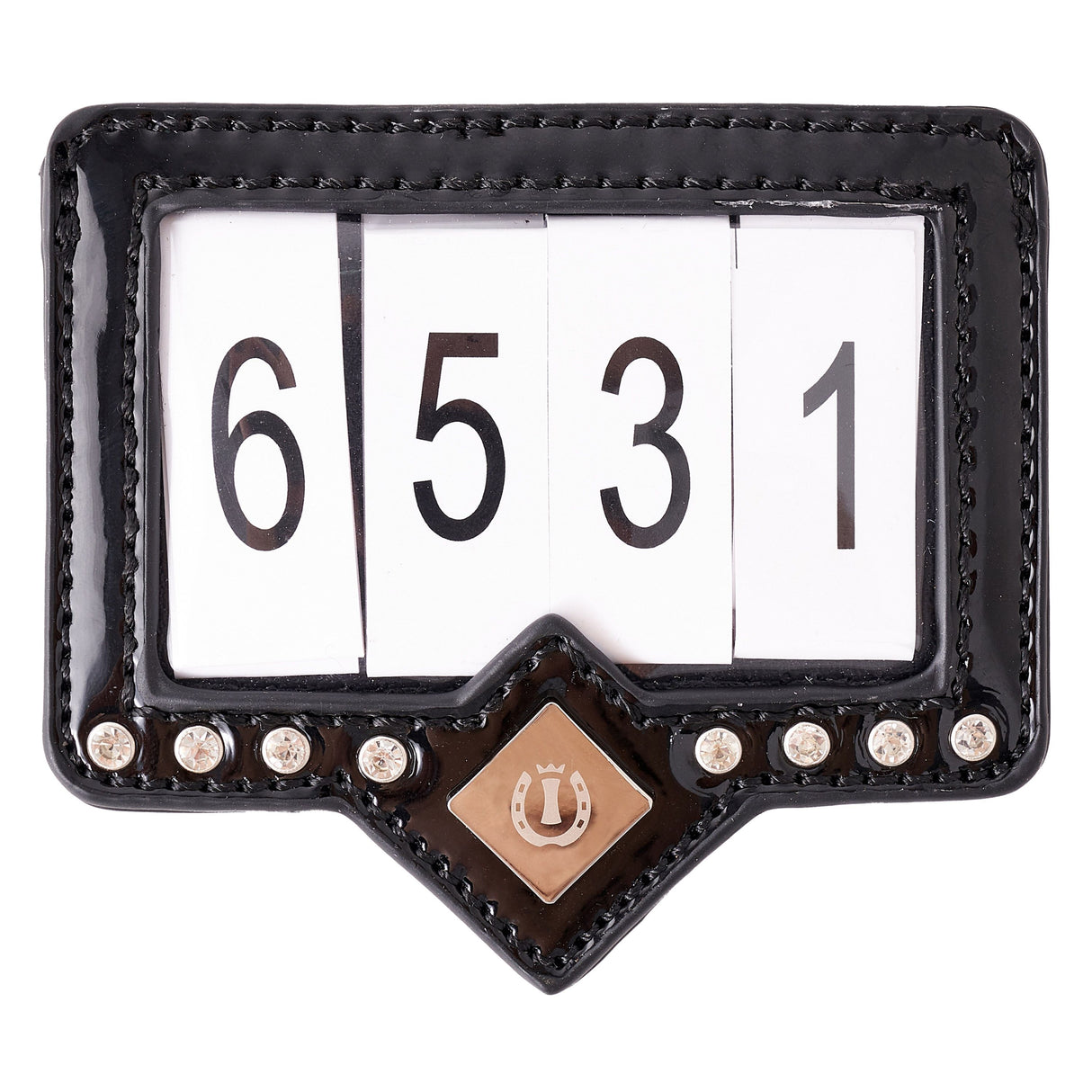 Imperial Riding Show and Glow Competition Number #colour_black-rose-gold