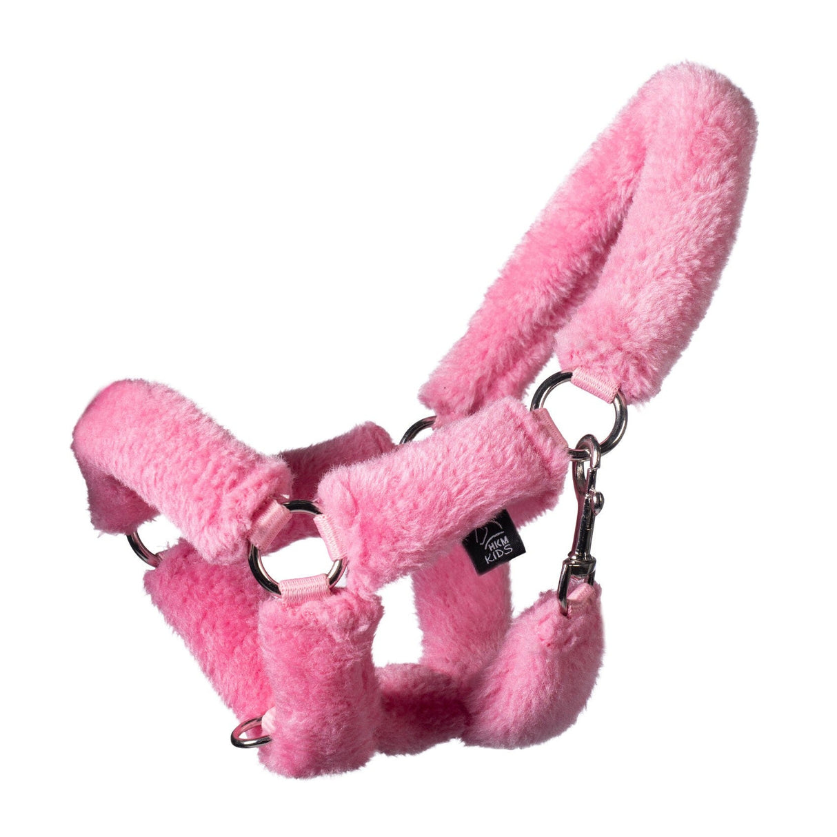 HKM Head Collar with Faux Fur -Hobby Horsing- #colour_rose