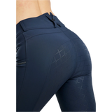 Montar MoMaggie Gun Metal Crystal Full Grip Breeches #colour_navy