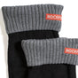 Rockfish Womens Boot Liner #colour_ribbed-black-grey