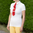 Supreme Products Short Sleeve Champion Show Rider Competition Shirt with Zip #colour_cream-cream