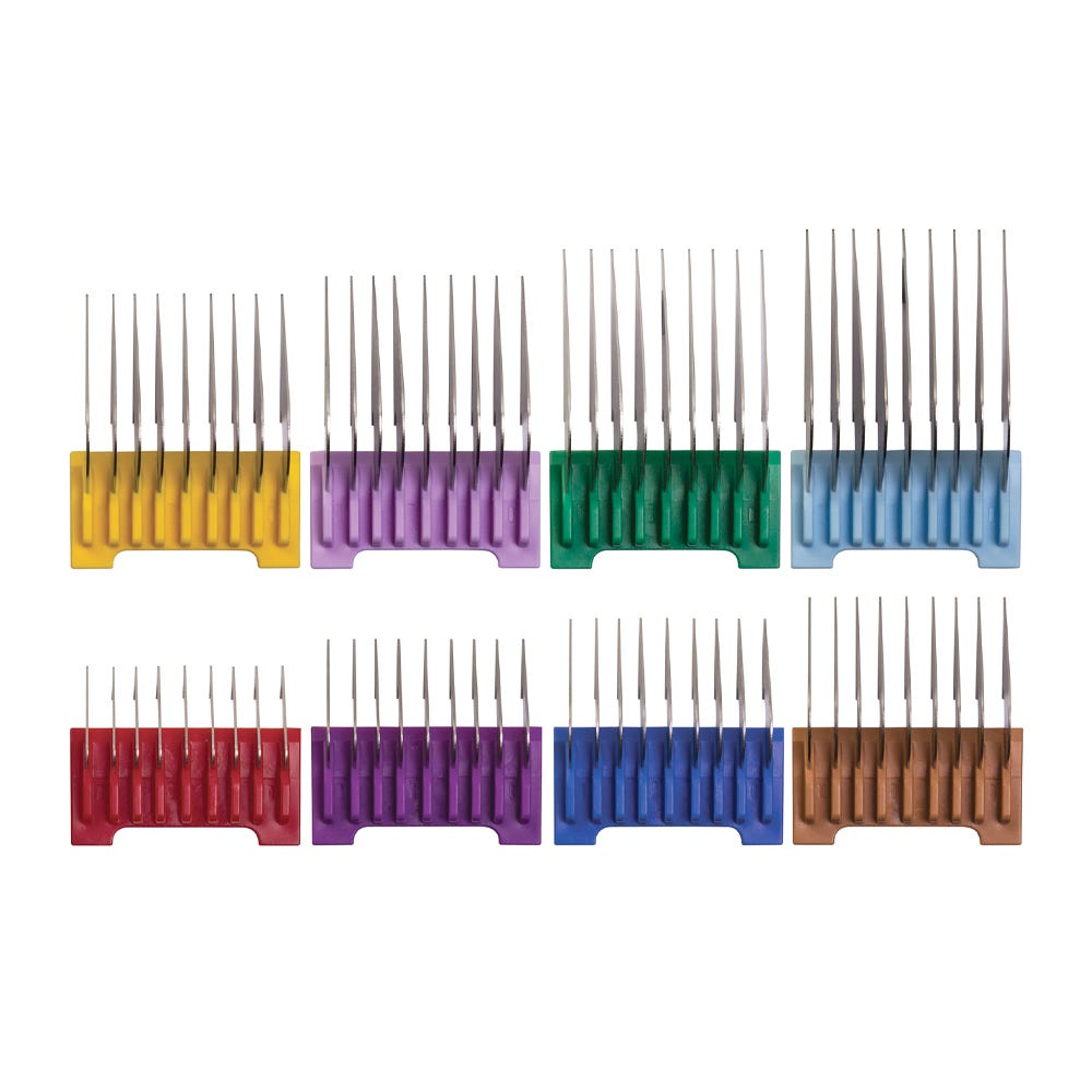Wahl Stainless Steel Combs in Container