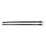 Hy Equestrian Diamante Spur Straps #colour_black-rose-gold