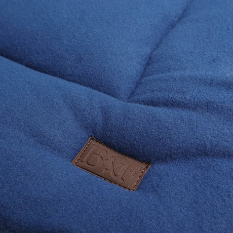 Benji & Flo Luxury Fleece Dog Bed #colour_rich-navy