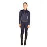 Hy Equestrian Elevate Allure Mizs Riding Tights #colour_navy-rose-gold