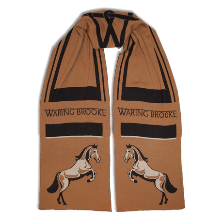 Waring Brooke Stallion Scarf #colour_tan