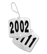Waldhausen 4 Digit Head Numbers Quadrate #colour_white