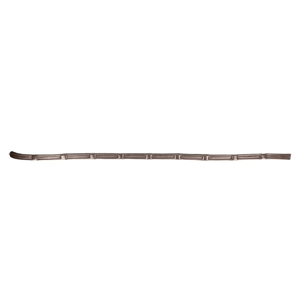 ProPresicce Continentale Soft Grip Leather Reins by Hy Equestrian #colour_brown