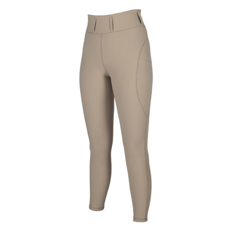 HKM Women's Silicone Knee Patch Riding Leggings -Jil High Waist- #colour_beige