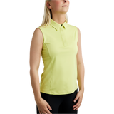 Montar Fiona Sleeveless Polo #colour_creamy-lime