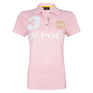 HV Polo Favouritas EQ Children's Short Sleeve Polo Shirt #colour_pink
