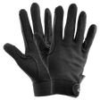 E.L.T Picot Adult Knit-Cotton Gloves #colour_black