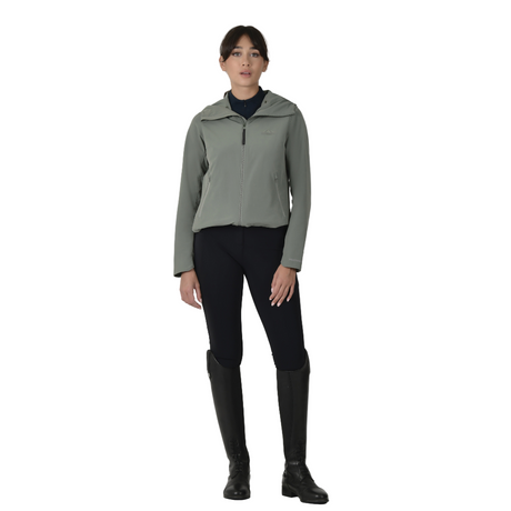 Weatherbeeta Ladies Abrasion Proof Stretch Riding Jacket #colour_olive-leaf