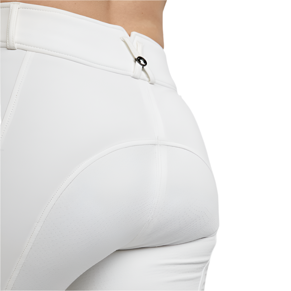 Montar Megan Full Seat Breeches with Phonepockets #colour_white