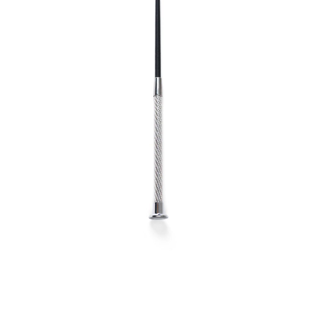 Dublin Crystal Handle Dressage Whip II #colour_black