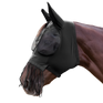 Waldhausen Puck Fly Mask With Nose Fringes #colour_black