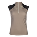 HKM Ladies Functional Top -Amalfi- #colour_taupe-black