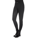 HKM Children's Silicone Full Seat Riding Breeches -Amalfi- #colour_black