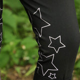 Hy Equestrian Stella Children's Riding Tights #colour_purple-lilac-black
