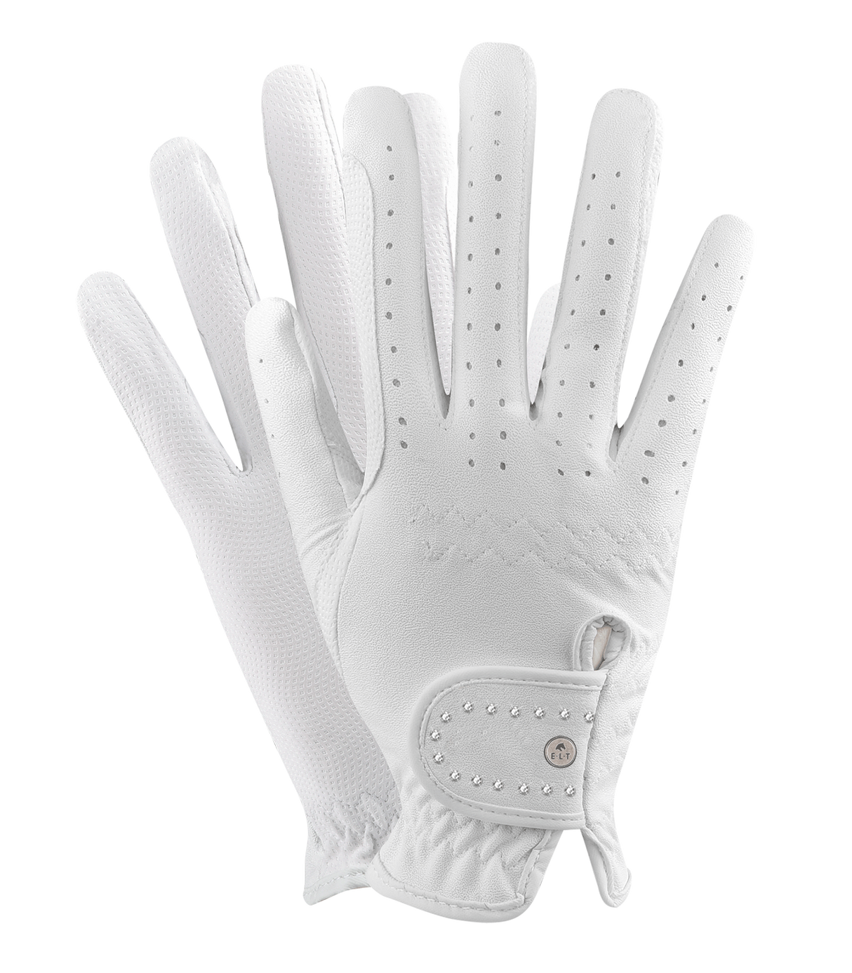 E.L.T Adult Allrounder Riding Glove #colour_white