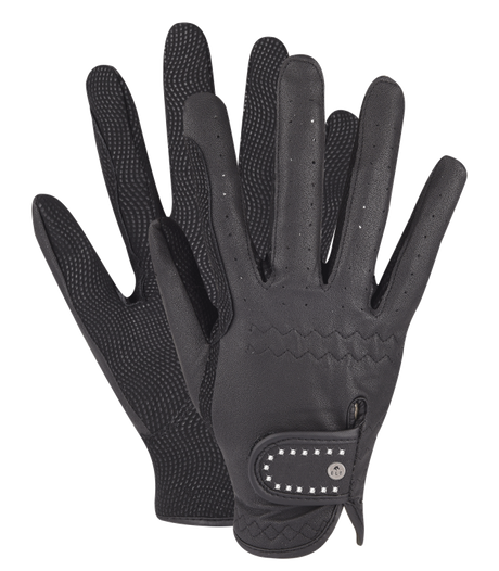 E.L.T Adult Allrounder Winter Riding Glove #colour_black-silver