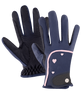 ELT Child Metropolitan Heart Riding Gloves #colour_night-blue