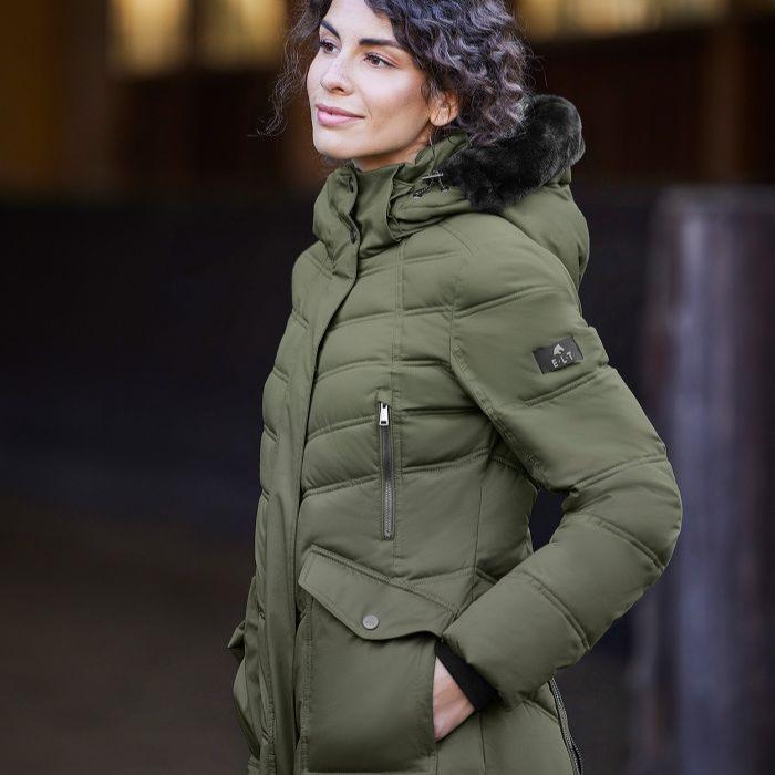 ELT Saphira Riding Jacket #colour_olive