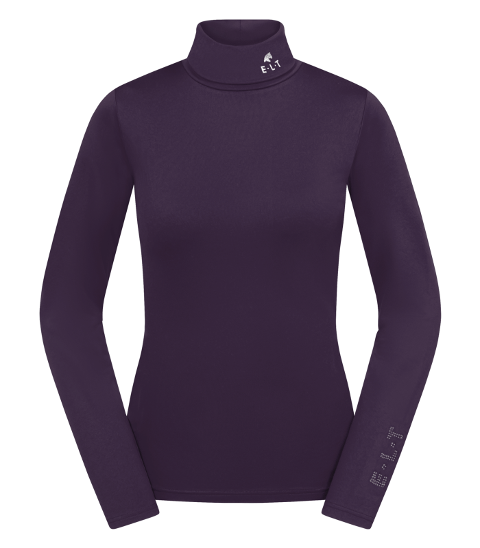 E.L.T Ladies Madison Turtleneck Shirt #colour_dark-purple