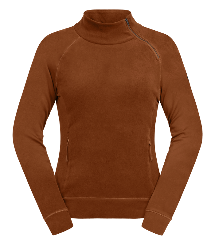 E.L.T Ladies Osaka Fleece Sweater #colour_cinnamon