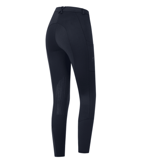 E.L.T Essential Ladies Knee Silicone Breeches #colour_deep-blue