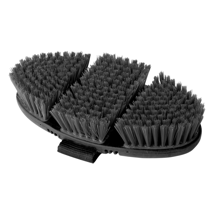 Waldhausen Flex Body Brush, soft synthetic bristles #colour_black-grey