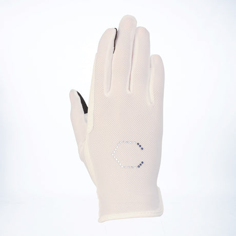 Coldstream Lintlaw CoolMesh Summer Riding Gloves #colour_white