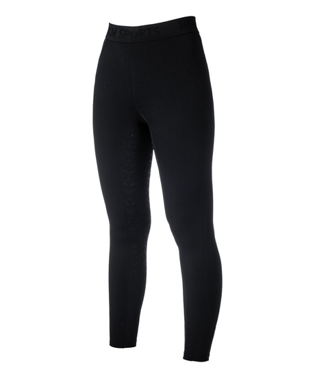 HKM Ladies Silicone Full Seat Riding Tights -Tabea- #colour_black