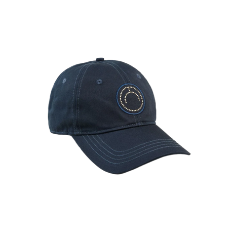 Montar Logo Cap with Beige Crystal #colour_navy