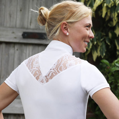 Hy Equestrian Lesley Show Shirt #colour_white