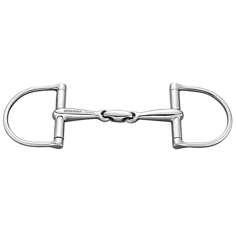 Sprenger 16mm D-Ring Snaffle Double Jointed Fixed Horse Bit