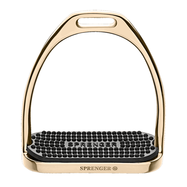 Sprenger HS Stainless Steel Fillis Stirrups #colour_gold