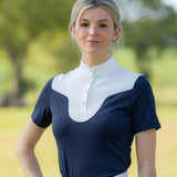 Woof Wear Ladies Vision Competition Shirt #colour_navy-white