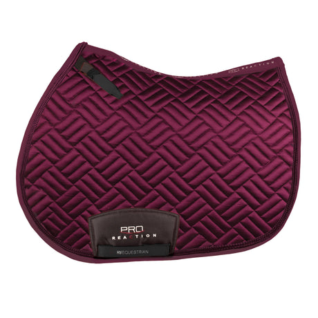 ProReaction Recherché GP/Jumping Saddle Pad by Hy Equestrian #colour_french-merlot