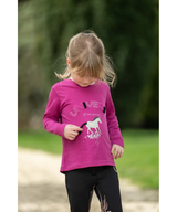 HKM Children's Long Sleeve Shirt -Polly- #colour_magenta